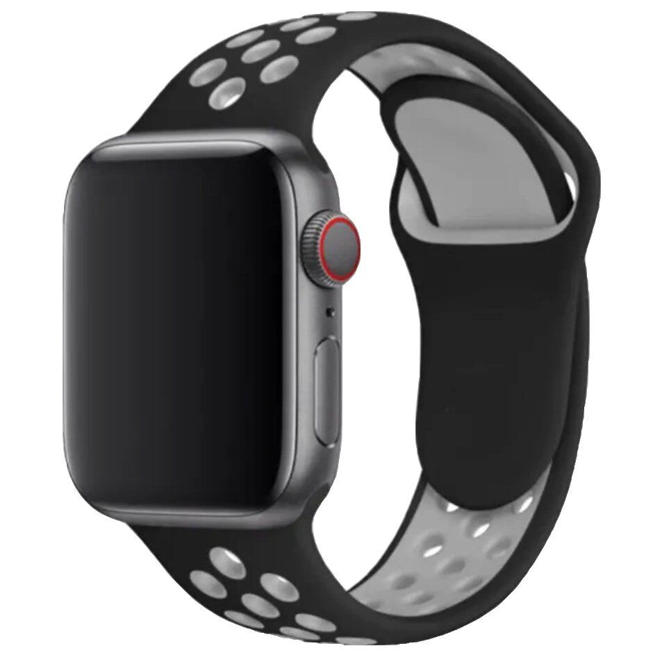 Ремінець силіконовий INKAX WB-02 для Apple Watch NIKE 42мм | 44мм | 45мм | 49мм LARGE SIZE