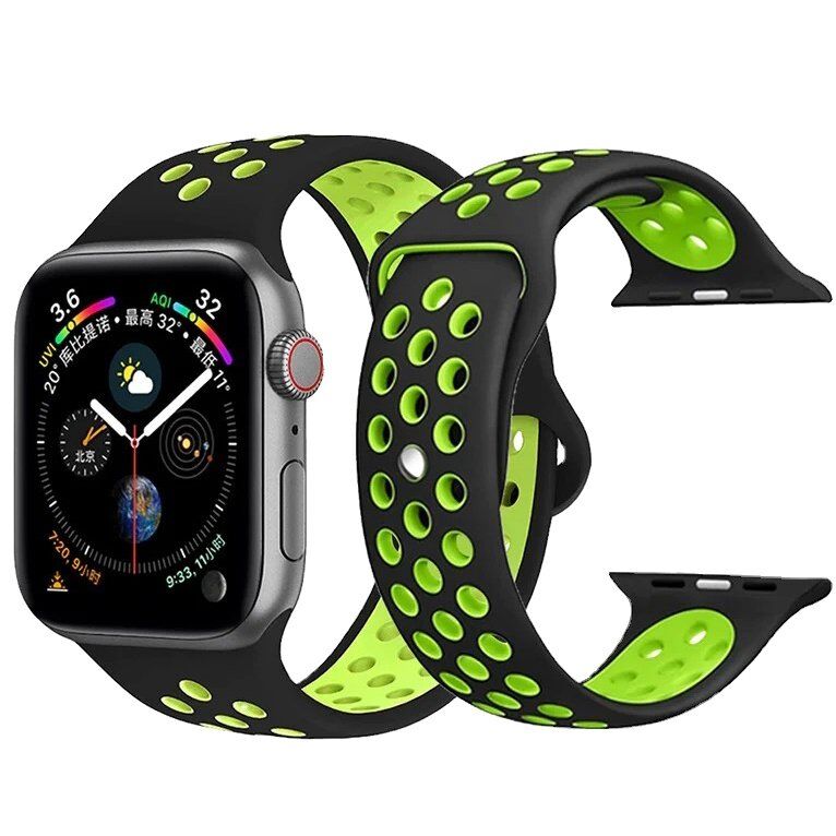 Ремінець силіконовий INKAX WB-02 для Apple Watch NIKE 42мм | 44мм | 45мм | 49мм LARGE SIZE