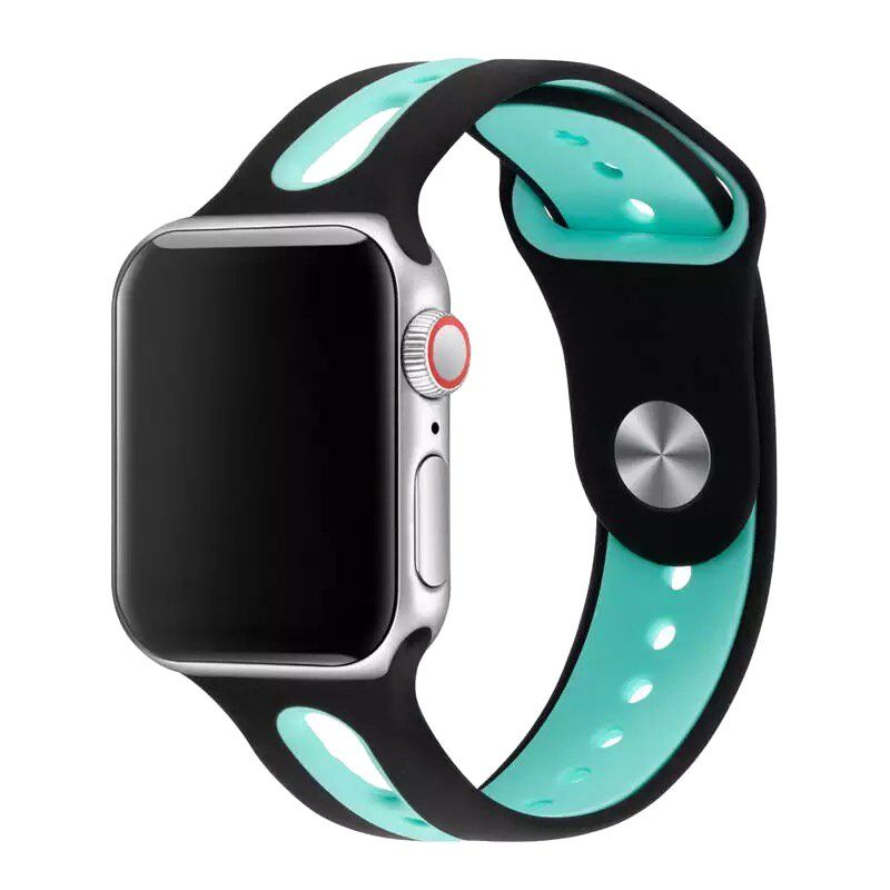 Ремінець силіконовий LINE 2 COLORS для APPLE WATCH 38мм | 40мм | 41мм LARGE