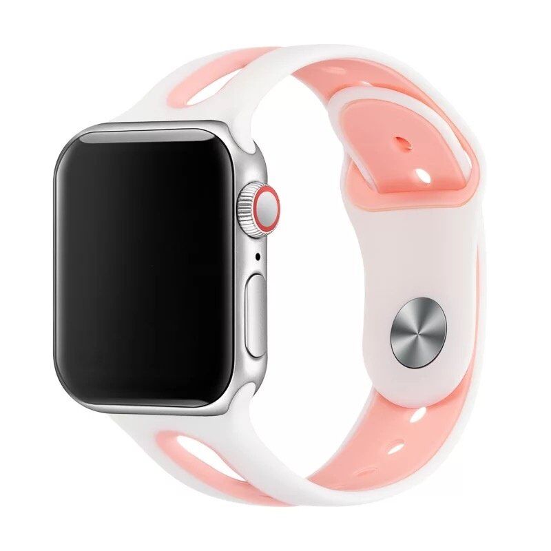 Ремінець силіконовий LINE 2 COLORS для APPLE WATCH 38мм | 40мм | 41мм LARGE