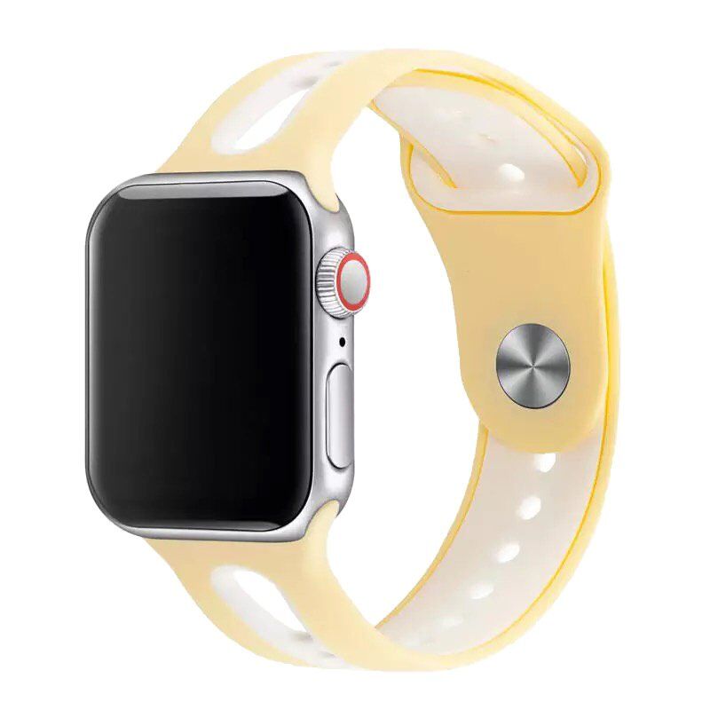 Ремінець силіконовий LINE 2 COLORS для APPLE WATCH 38мм | 40мм | 41мм SMALL SIZE
