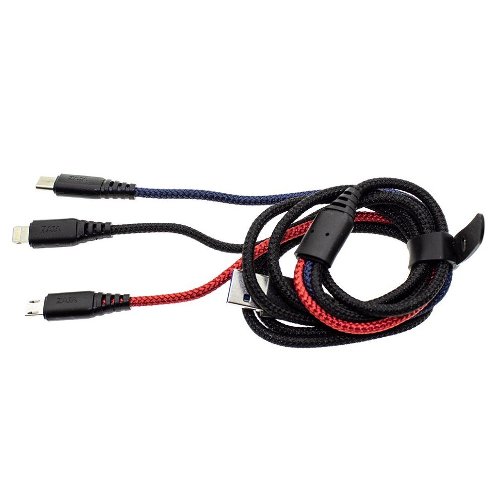 Кабель USB VIVZ CA-A01 3В1 4.1A