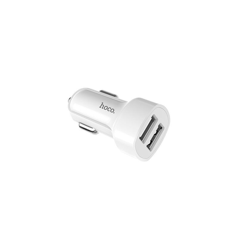 Автомобільний зарядний пристрій HOCO Z2A 2 USB 2.4A + кабель USB - Micro-USB
