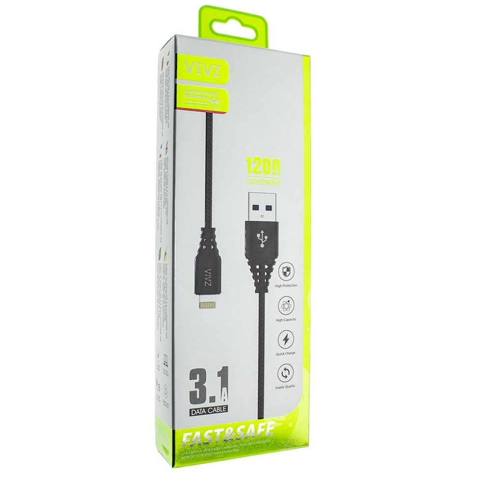 Кабель USB VIVZ CA-L02 Lightning 3.1A