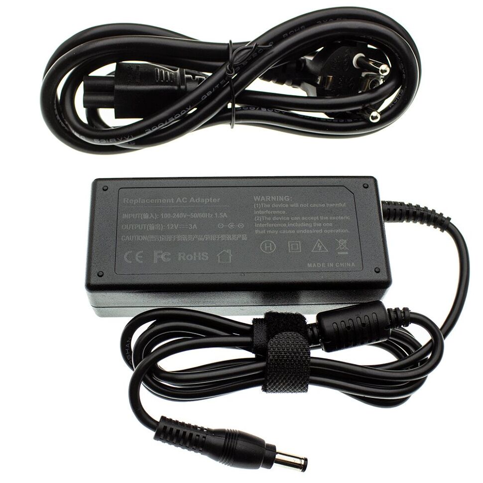 Блок живлення для монітору TFT 12V 3A (штекер 5.5*2.5 мм)