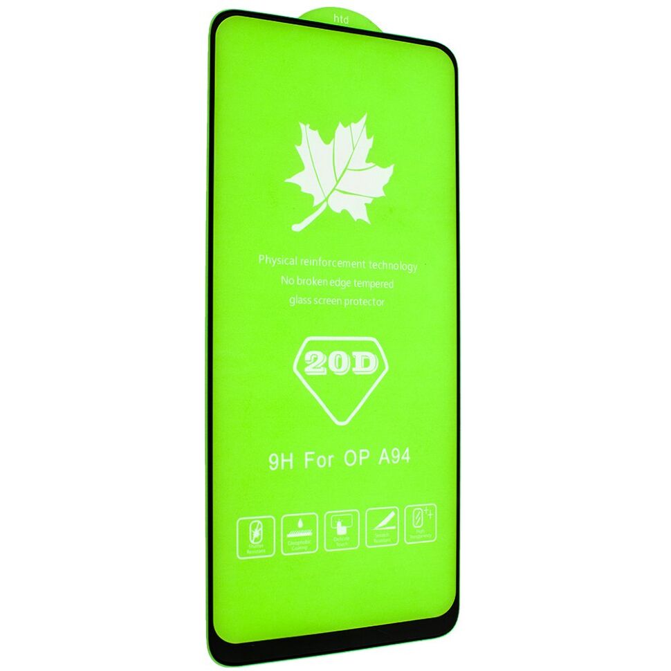 Захисне скло 20D OPPO A94 5G | A74 4G | A93 | A95 | A96 5G | RENO 5 LITE | RENO 6 LITE | RENO 7 | REALME 9 | 9 PRO