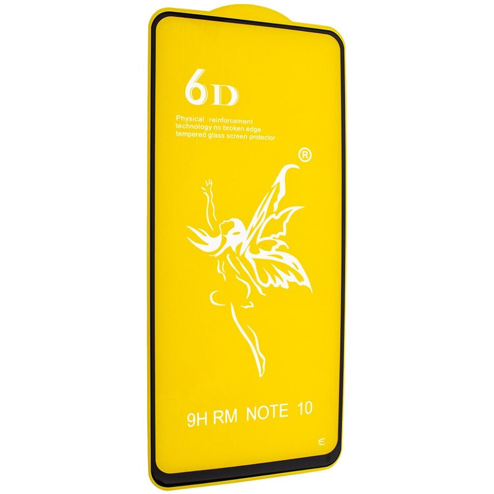 Захисне скло 6D PREMIUM XIAOMI Redmi Note 10S 2021 ЧОРНИЙ