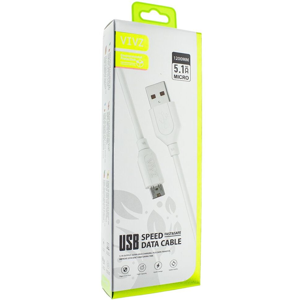 Кабель USB VIVZ CA-M01 micro 5.1A