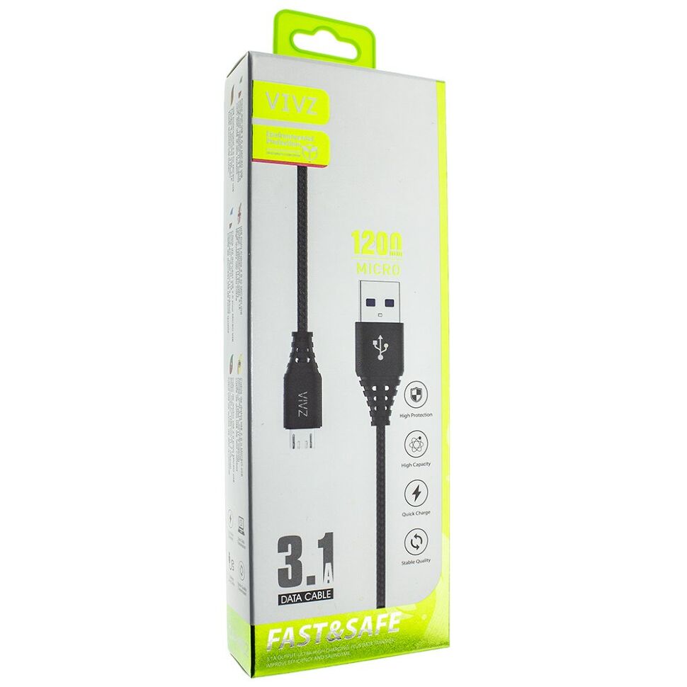 Кабель USB VIVZ CA-M02 micro 3.1A