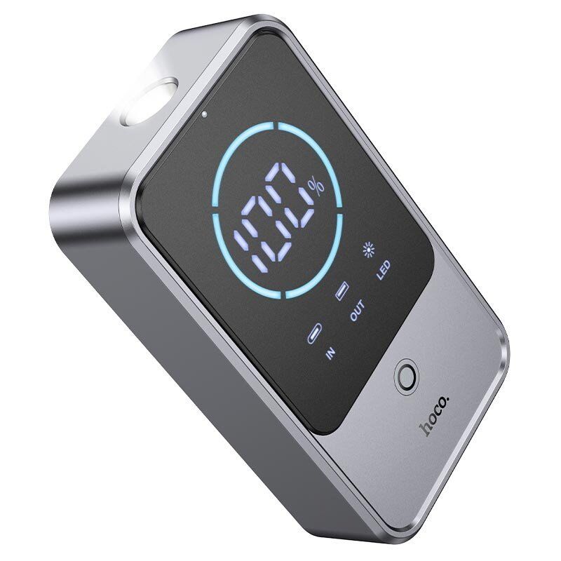 Пуско-зарядний пристрій HOCO QS7 Source 3в1 з power bank 10000 mAh та ліхтариком, чорний