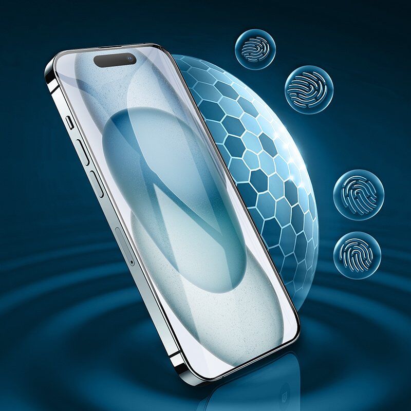 Скло для телефону HOCO A37 Unbounded series 3D curved surface HD APPLE iPhone 14 PRO MAX  | 15 PLUS | 16 PLUS 6,7"