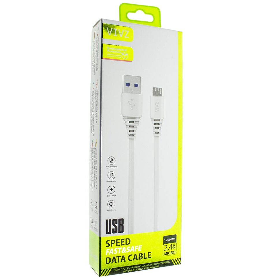 Кабель USB VIVZ CA-M03 micro 2.4A