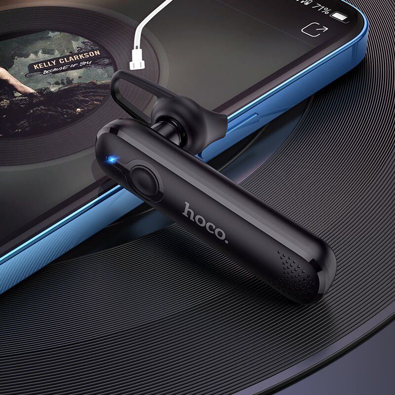Бездротова Bluetooth-моно-гарнітура HOCO E63 Diamond Business, Чорний