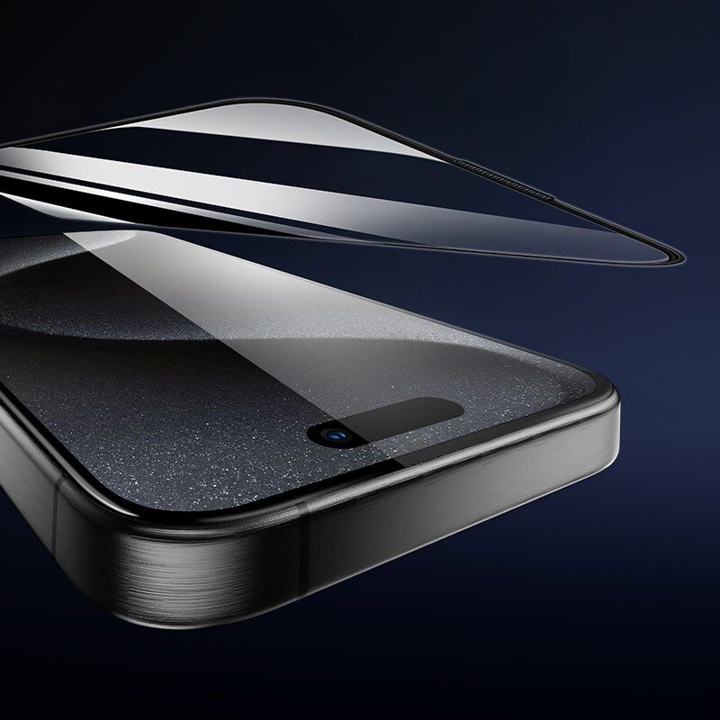 Скло для телефону HOCO A39 Engraved 3D HD 0.15mm APPLE iPhone 14 PRO | iPhone 15 | iPhone 16 6.1"