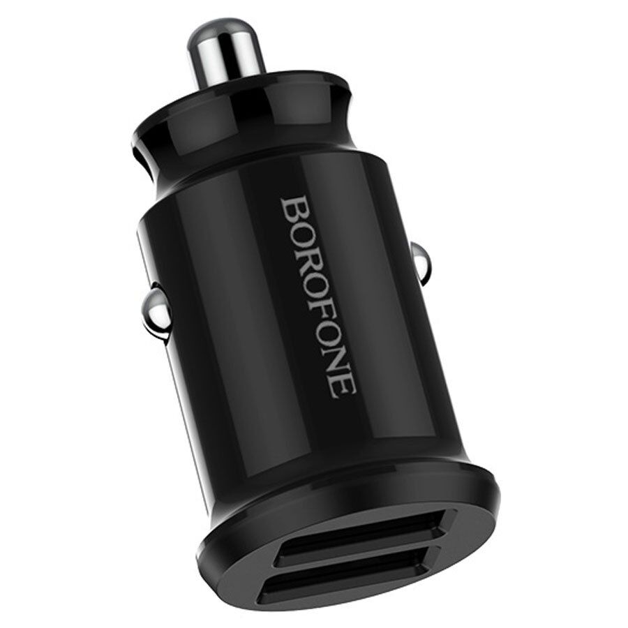 Автомобільний зарядний пристрій Borofone BZ8 2USB 2.4A, чорний