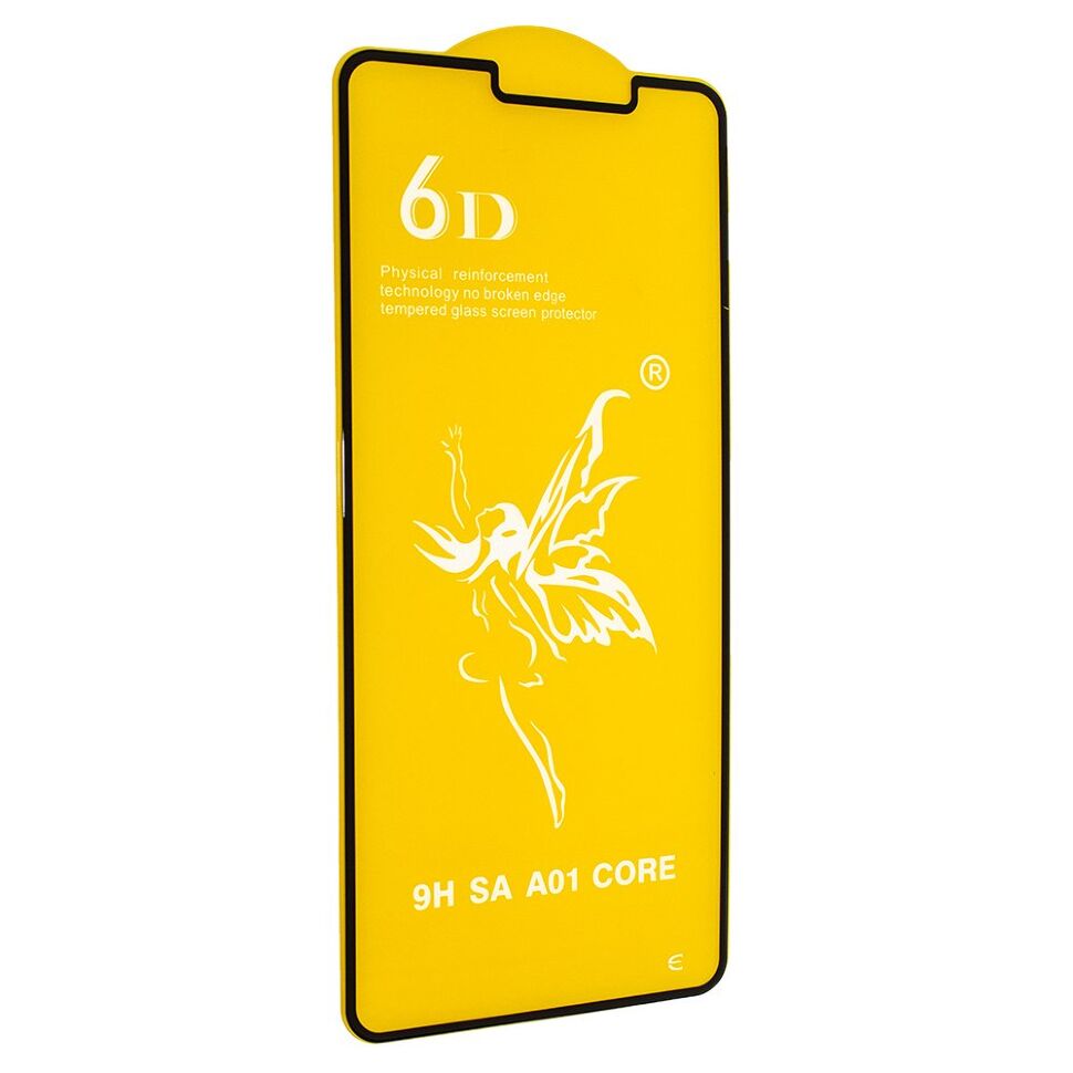 Захисне скло 6D PREMIUM SAMSUNG A013 Galaxy A01 CORE 2020 ЧОРНИЙ