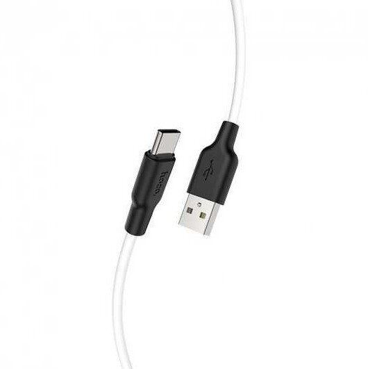 USB кабель HOCO X21 PLUS SILICONE USB - Type-C 2м БIЛИЙ