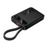 Power Bank HOCO J171 Edge PD 20 Вт + 22,5 Вт, 10 000 мА·год, вбудовані Type-C і Lightning, чорний
