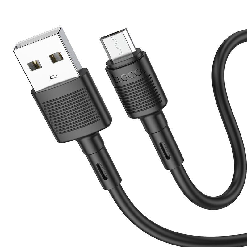 USB кабель HOCO X83 USB - micro USB 1 метр, чорний