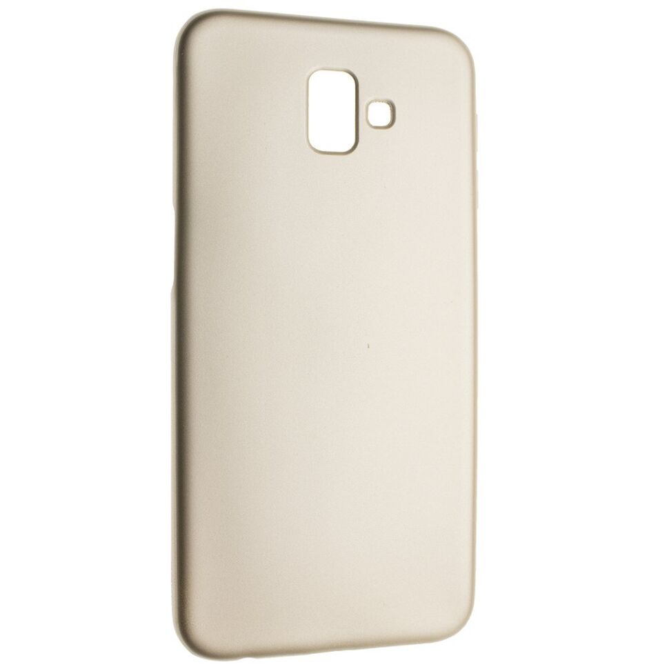 Матова силіконова накладка ROCK Samsung J6+ 2018 (J615) (золотий)