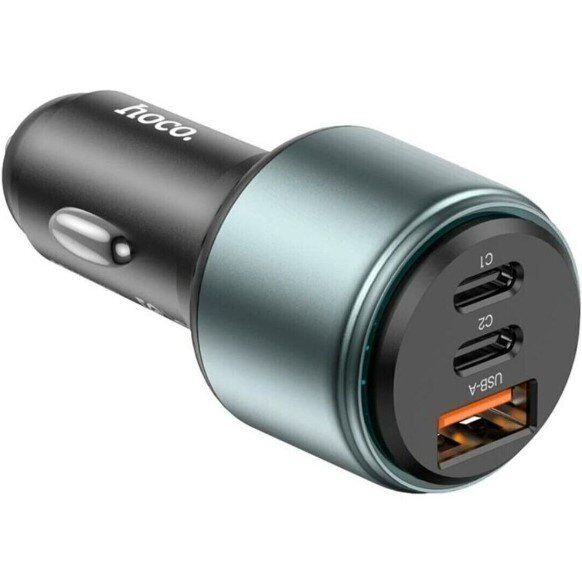 Автомобільний зарядний пристрій HOCO NZ9 95W 2*TYPE-C PD + USB QC 3.0