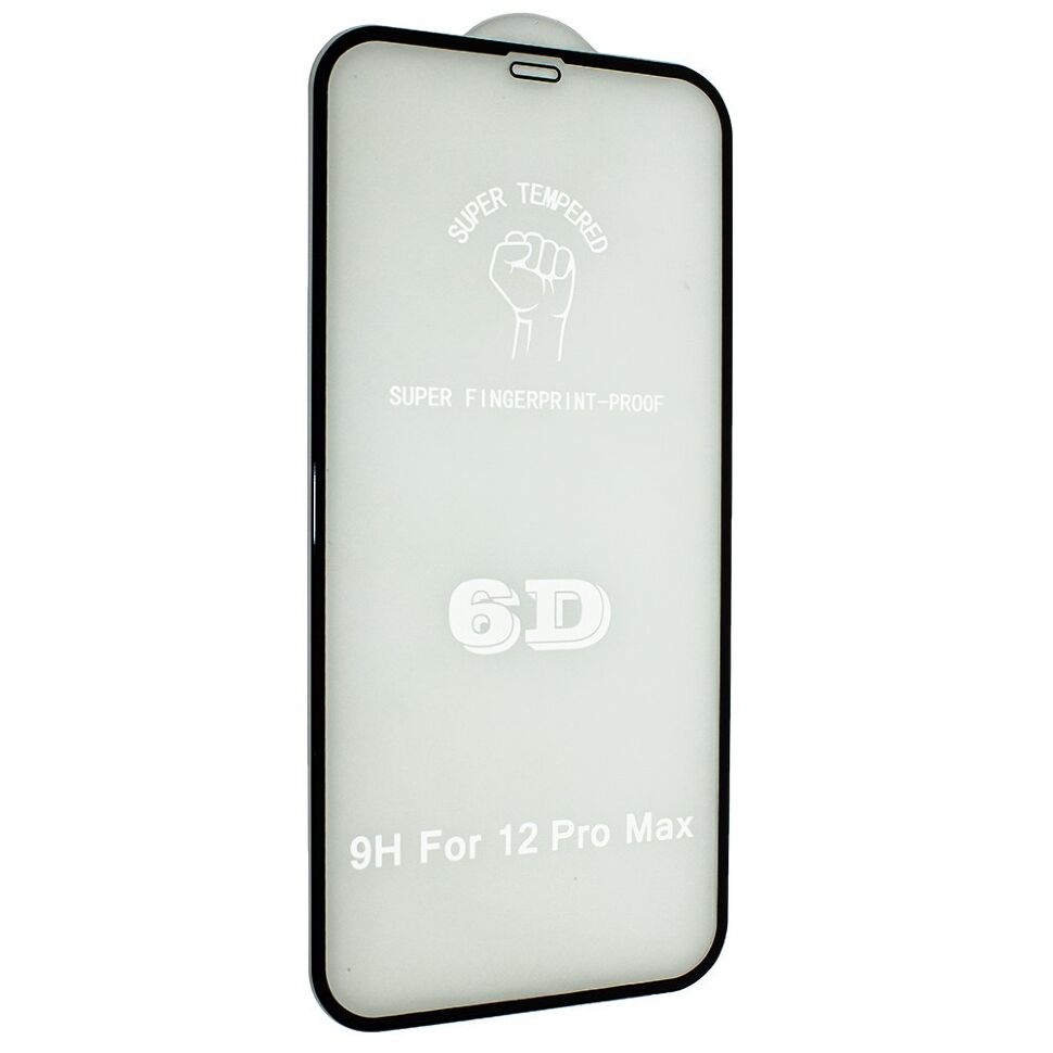 Захисне скло 6D ORIGINAL для APPLE IPHONE 12 PRO MAX 6,7" ЧОРНИЙ
