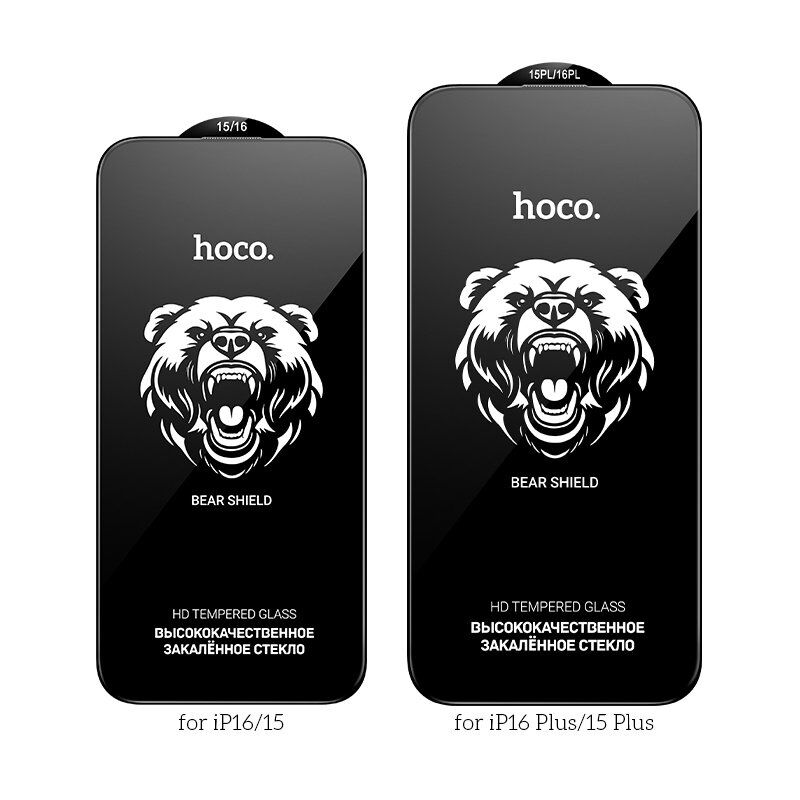 Скло для телефону HOCO A777 Bear Shield HD APPLE iPhone 14 PRO MAX  | 15 PLUS | 16 PLUS 6,7"
