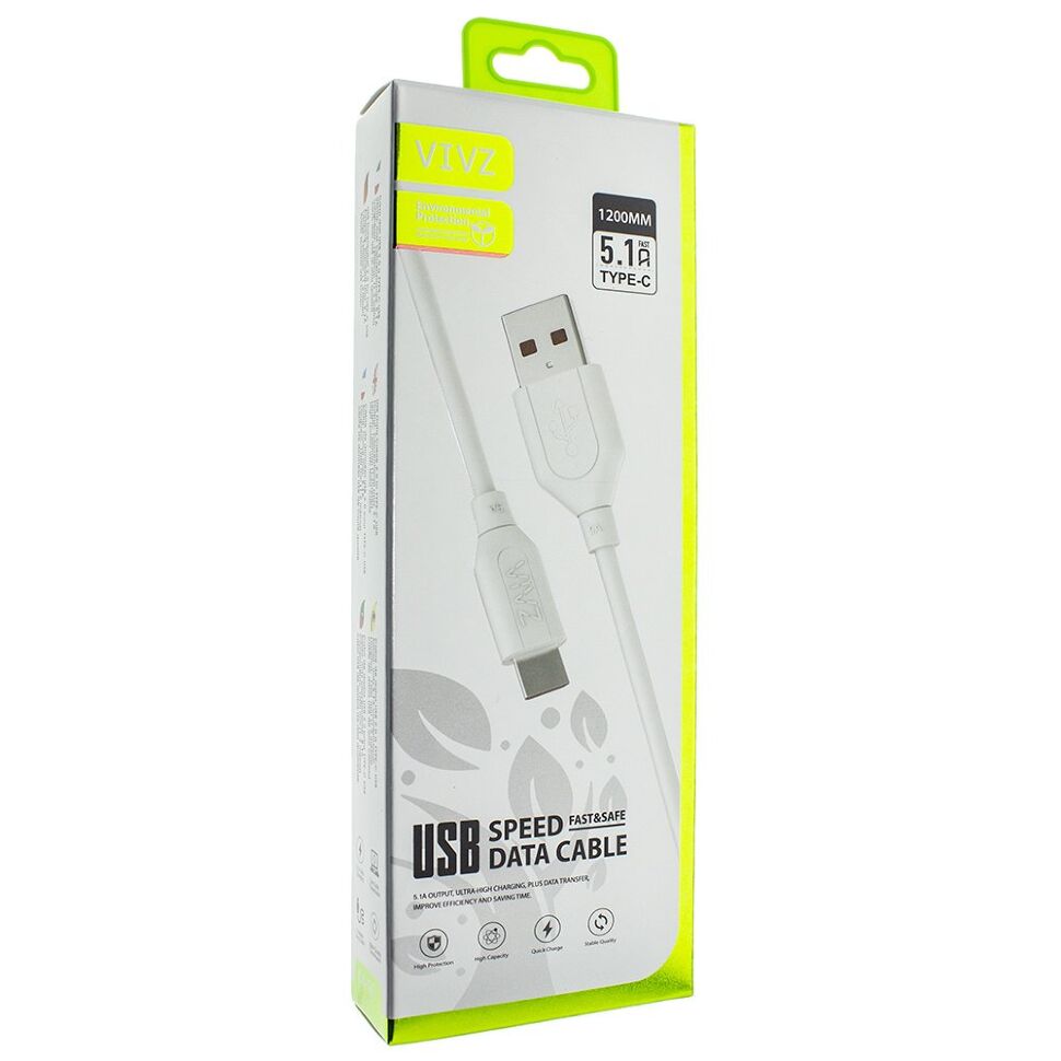 Кабель USB VIVZ CA-T01 Type-C 5.1A