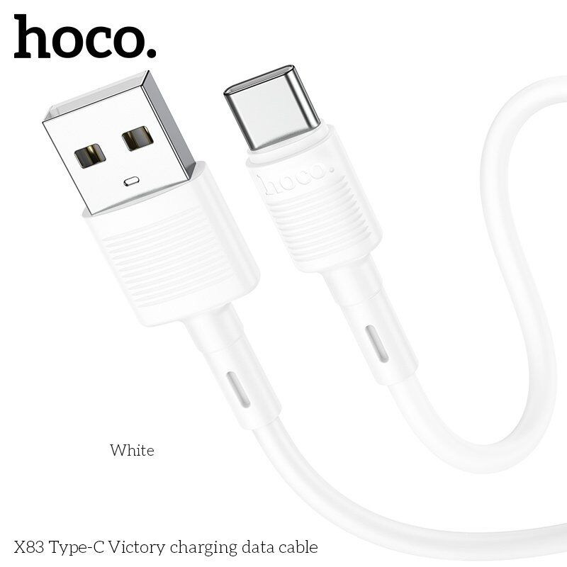 USB кабель HOCO X83 USB - Type-C 1 метр, білий
