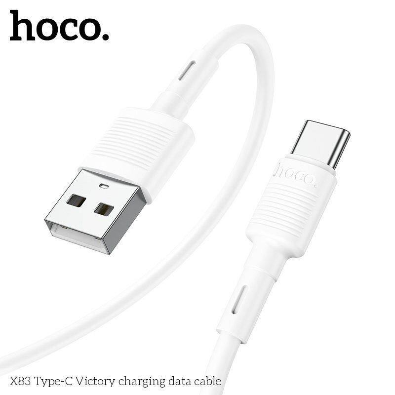 USB кабель HOCO X83 USB - Type-C 1 метр, білий