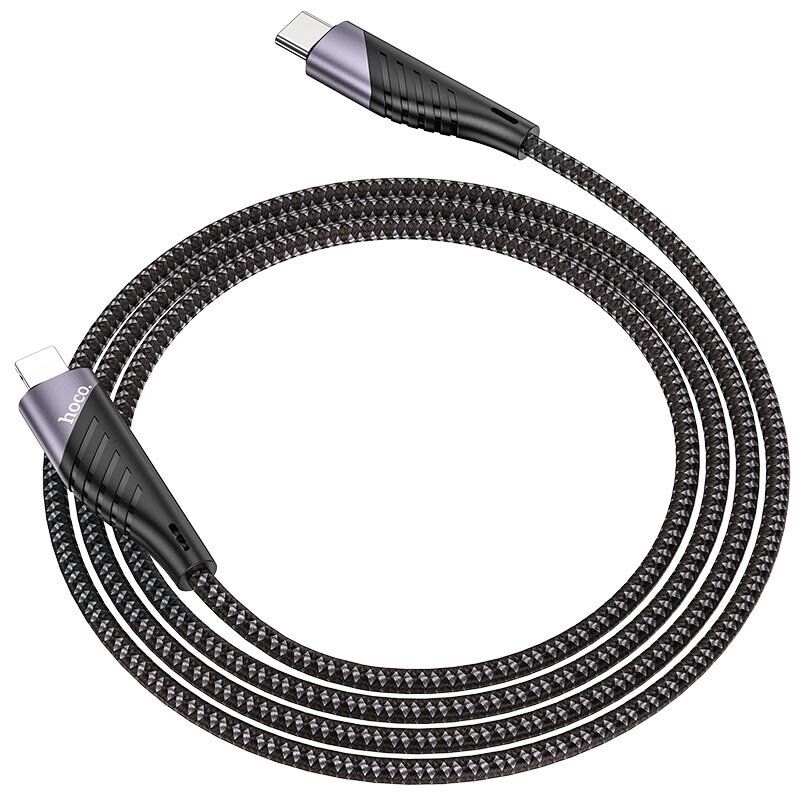 USB-C кабель HOCO U95 Type-C - Lightning 1.2M чорний