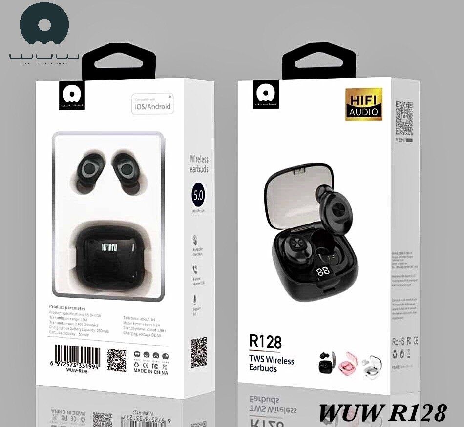 Бездротові навушники WUW R128 TWS Wireless earbuds