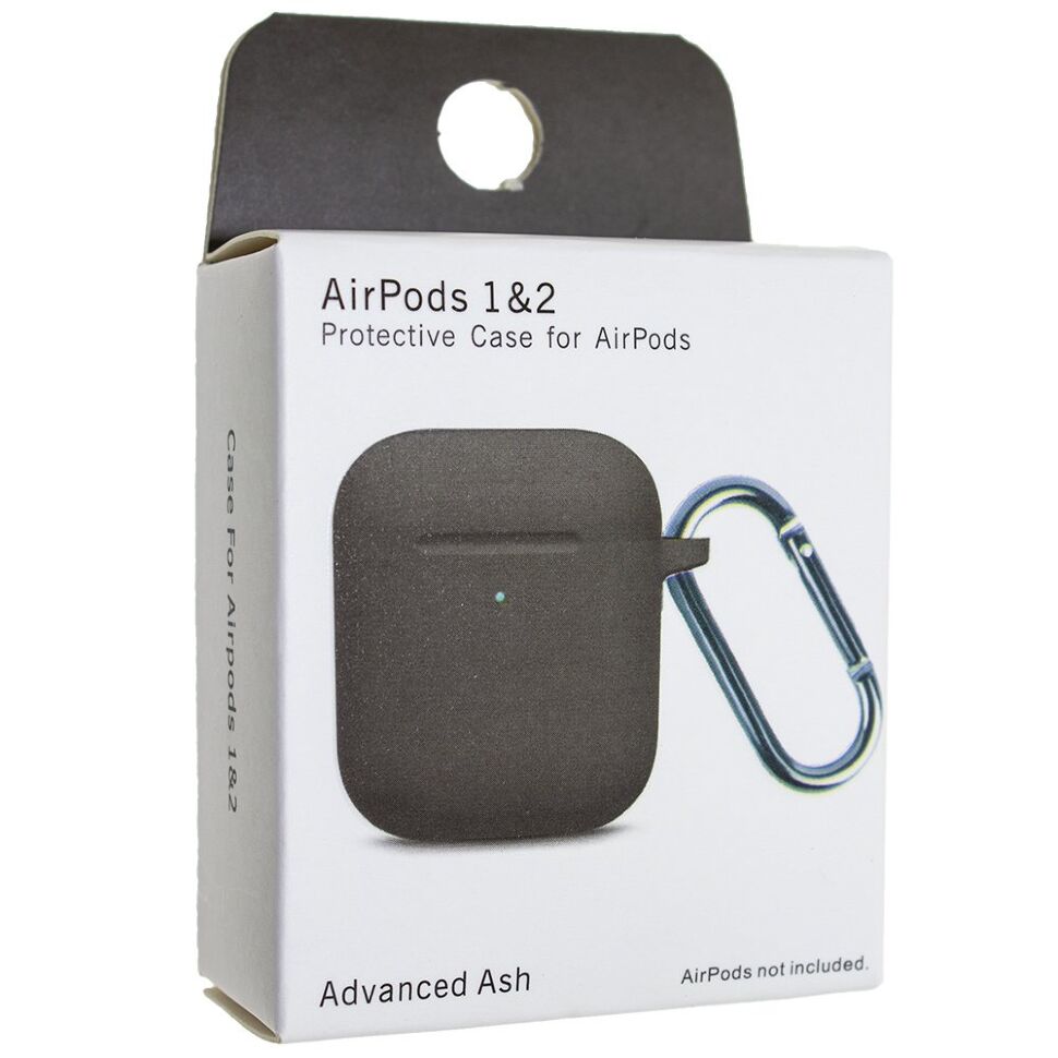 Чохол для AIRPODS 1/2 з КАРАБІНОМ (NEW)