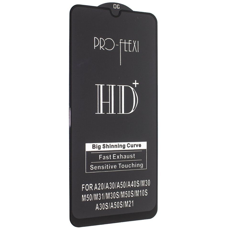 Захисне скло PRO-FLEXI HD+ SAMSUNG M215 Galaxy M21 2020 ЧОРНИЙ
