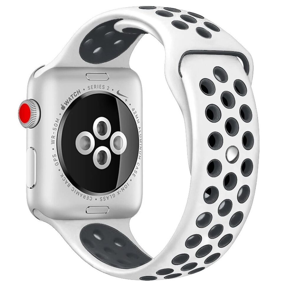Ремінець силіконовий INKAX WB-02 для Apple Watch NIKE 38мм | 40мм | 41мм LARGE SIZE