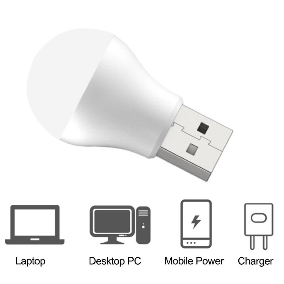 USB лампочка XO Y1 біла
