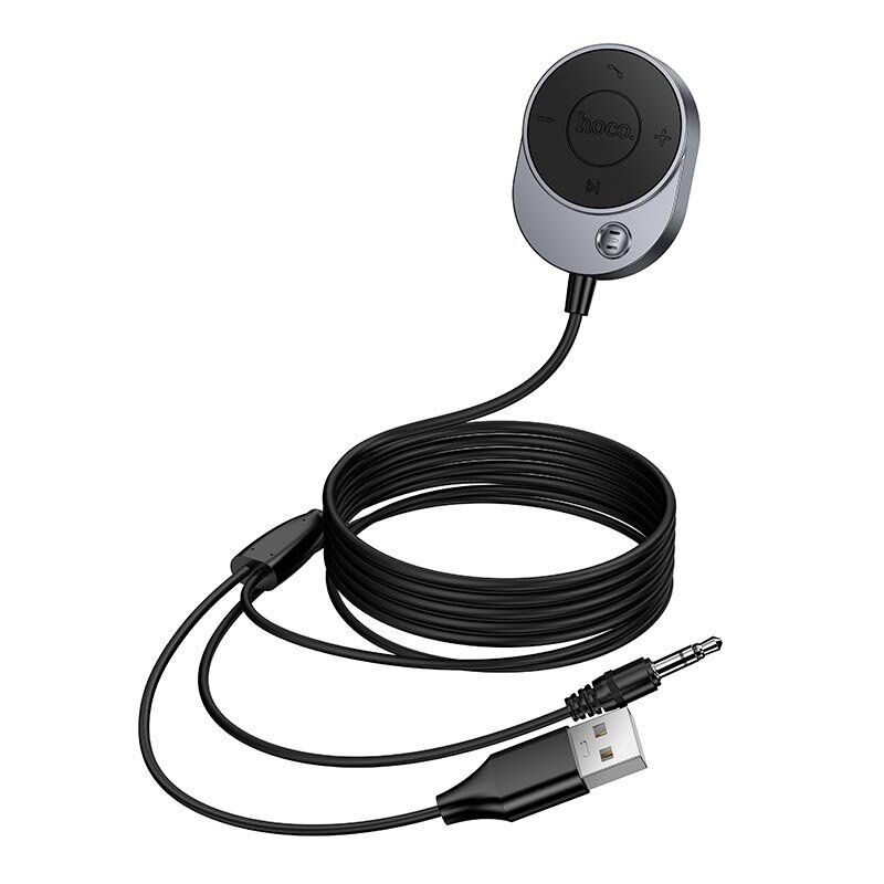 Автомобільний Bluetooth-приймач HOCO E150 з кабелем AUX