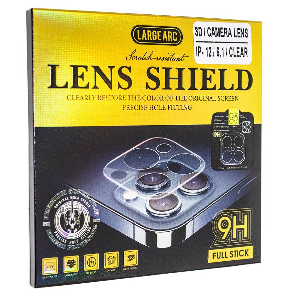Захисне скло для камери 3D CAMERA LENS SHIELD APPLE IPHONE 12 6,1" прозоре