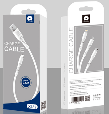 Кабель USB WUW X132 USB - Lightning 2,50 метра (40)