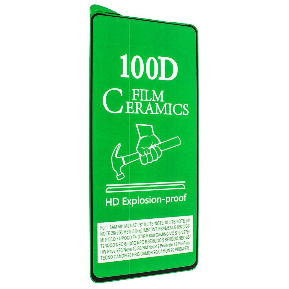CERAMICS FILM ANTI-SHOCK Tecno CAMON 20 PRO 4G | SAMSUNG A71 | S10 LITE | NOTE 10 LITE | REDMI POCO F4 | NOTE 12 PRO (R038)