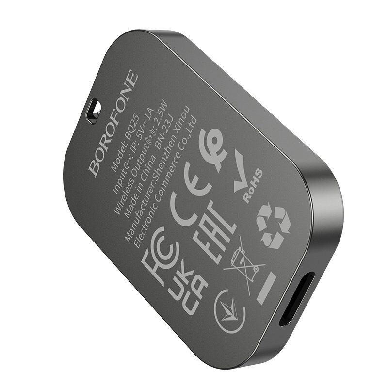 Бездротовий зарядний пристрій BOROFONE BQ25 для годинника Apple з TYPE-C роз'ємом СІРИЙ
