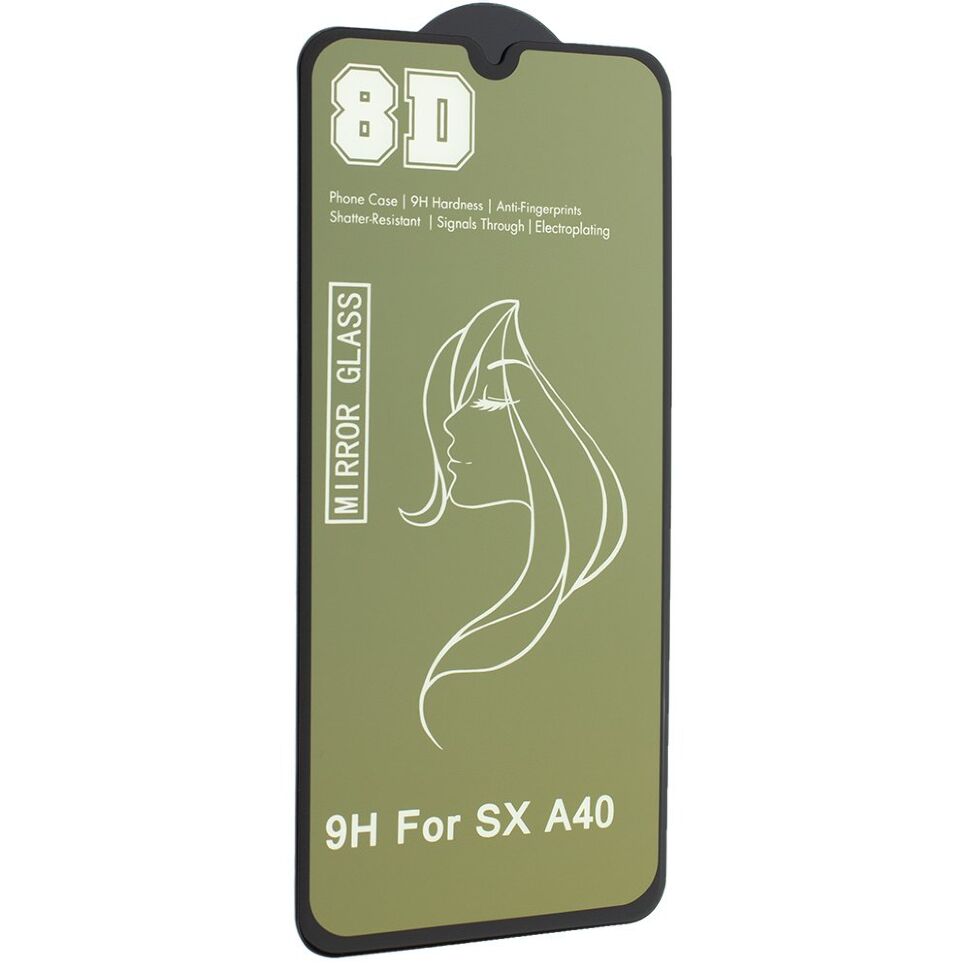 Защитное стекло для телефона 8D MIRROR SAMSUNG A405 Galaxy A40 (2019)