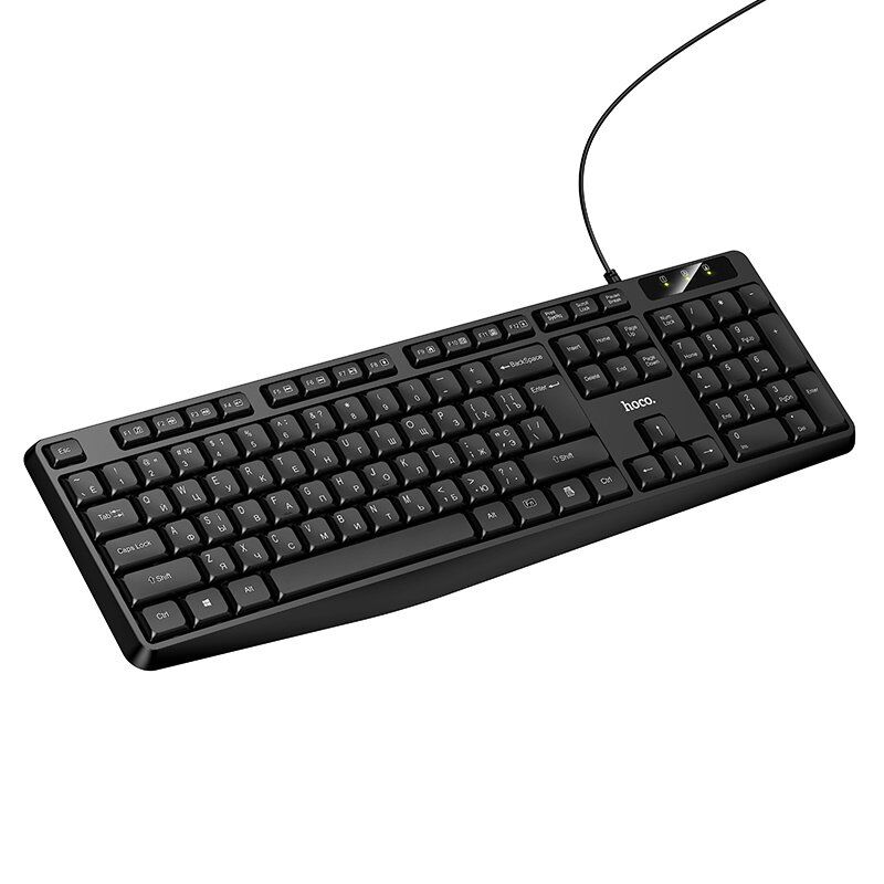 Клавіатура HOCO GM60 Cool дротова USB для ПК та ноутбука, чорна