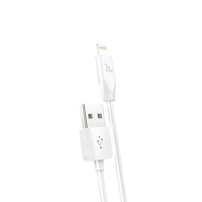 USB кабель HOCO X1 USB - Lightning, 1 метр, 2 КАБЕЛІ, білий
