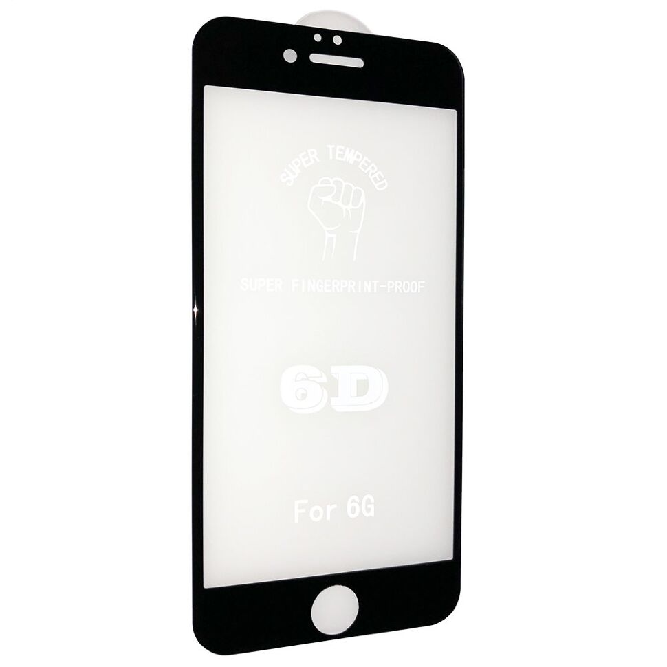 Захисне скло 6D ORIGINAL для APPLE IPHONE 6 | 6S ЧОРНИЙ