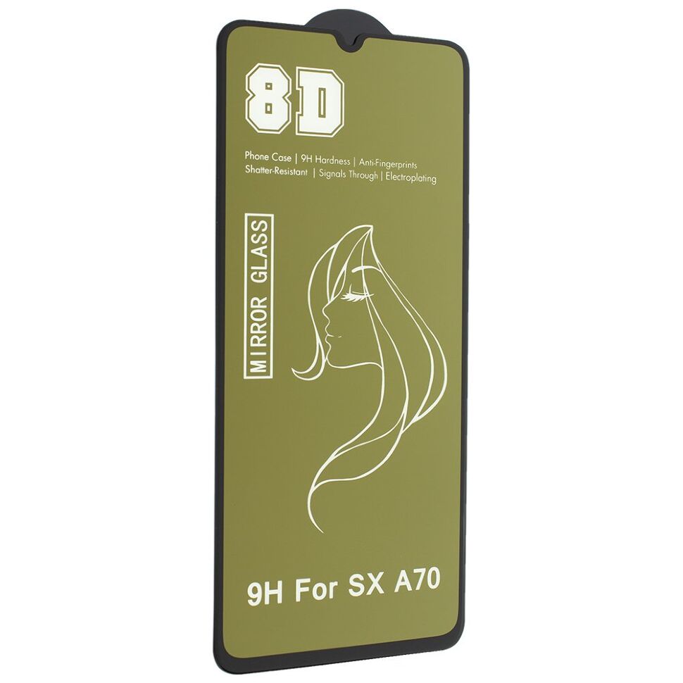 Защитное стекло для телефона 8D MIRROR SAMSUNG A705F Galaxy A70 2019