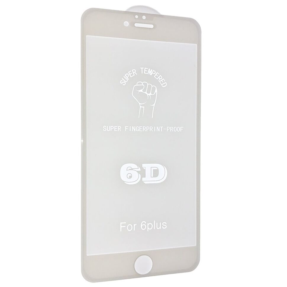 Захисне скло 6D ORIGINAL для APPLE IPHONE 6 PLUS | 6S PLUS БІЛИЙ