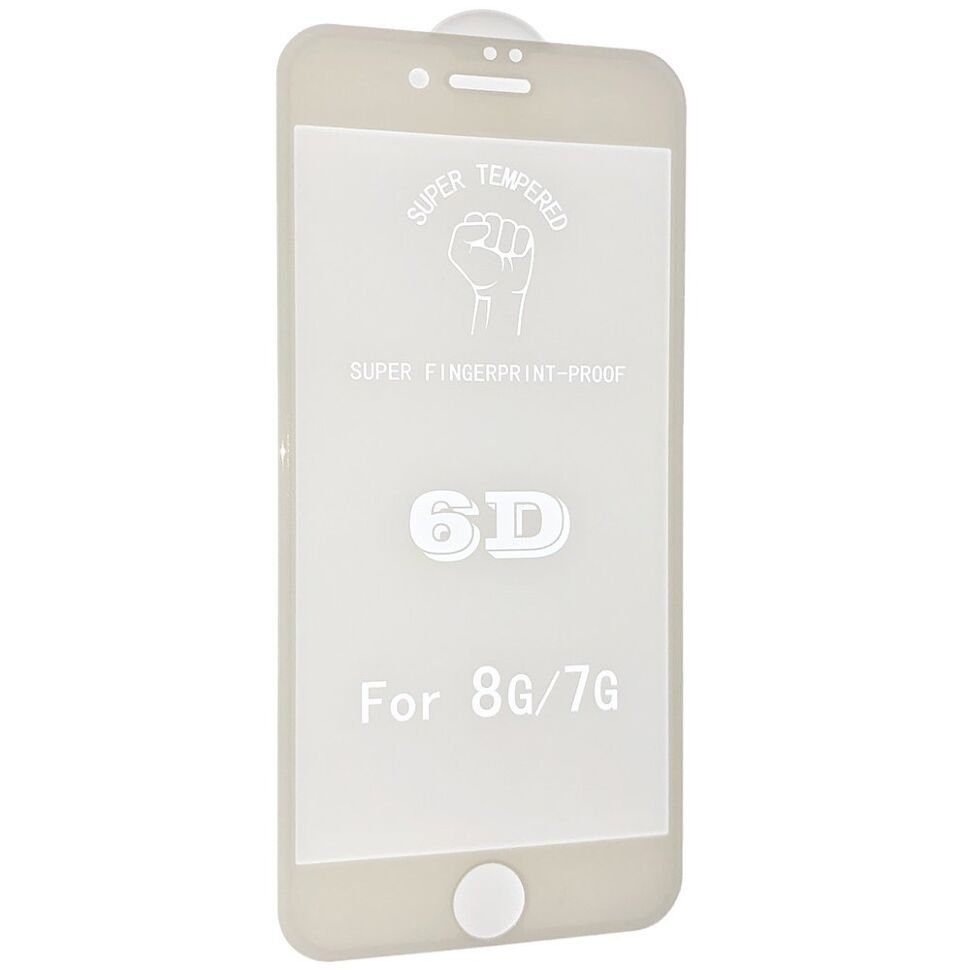 Захисне скло 6D ORIGINAL для APPLE IPHONE 7 | 8 БІЛИЙ