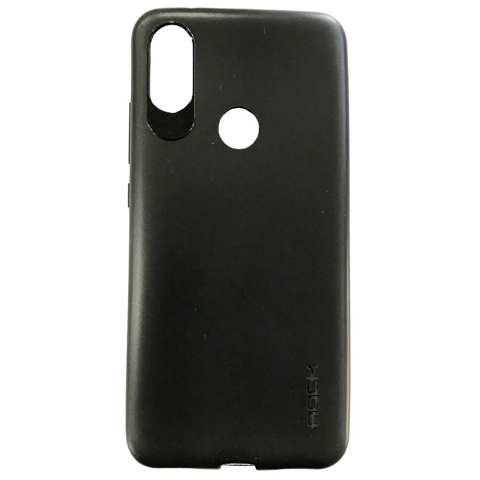 Ультратонка силіконова накладка ROCK Huawei P Smart (2019) (чорний)