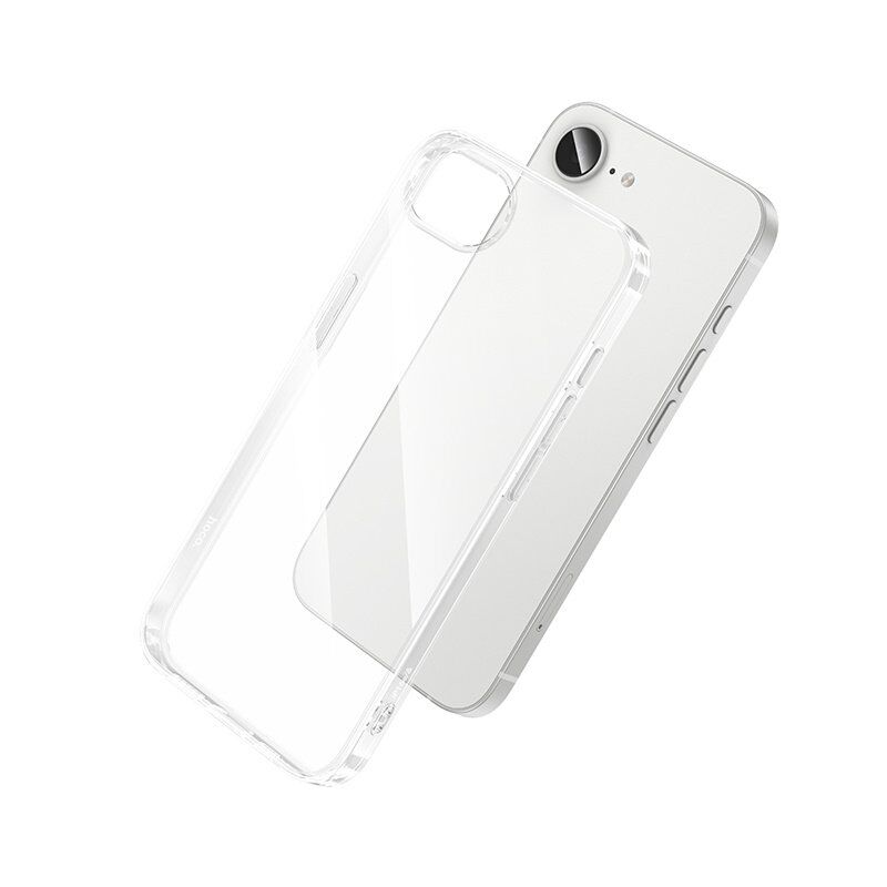 Силиконовая накладка HOCO LIGHT SERIES для APPLE iPhone 16E 6.1", прозрачный